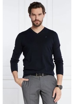 Karl Lagerfeld Wełniany sweter | Regular Fit ze sklepu Gomez Fashion Store w kategorii Swetry męskie - zdjęcie 172904070