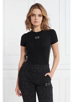EA7 T-shirt | Slim Fit ze sklepu Gomez Fashion Store w kategorii Bluzki damskie - zdjęcie 172905473