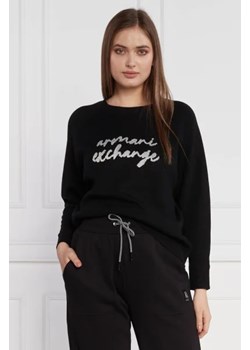 Armani Exchange Sweter | Regular Fit | z dodatkiem wełny ze sklepu Gomez Fashion Store w kategorii Swetry damskie - zdjęcie 172906303