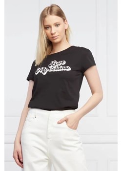 Love Moschino T-shirt | Regular Fit ze sklepu Gomez Fashion Store w kategorii Bluzki damskie - zdjęcie 172906902