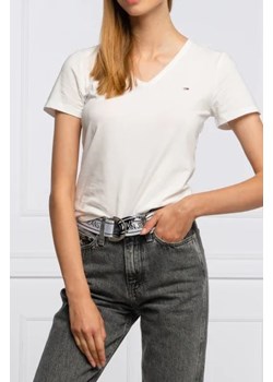 Tommy Jeans T-shirt | Skinny fit ze sklepu Gomez Fashion Store w kategorii Bluzki damskie - zdjęcie 172908094