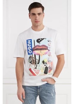 Hugo Blue T-shirt Narcado | Regular Fit ze sklepu Gomez Fashion Store w kategorii T-shirty męskie - zdjęcie 172908762