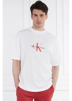 CALVIN KLEIN JEANS T-shirt ARCHIVAL MONOLOGO | Regular Fit ze sklepu Gomez Fashion Store w kategorii T-shirty męskie - zdjęcie 172909112