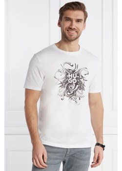 HUGO T-shirt Dinkerton | Regular Fit ze sklepu Gomez Fashion Store w kategorii T-shirty męskie - zdjęcie 172909354