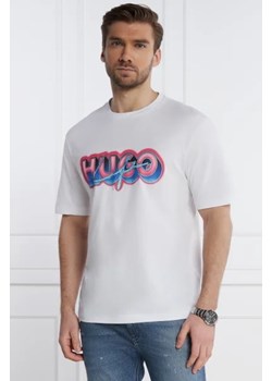 Hugo Blue T-shirt Nillumi | Regular Fit ze sklepu Gomez Fashion Store w kategorii T-shirty męskie - zdjęcie 172910131
