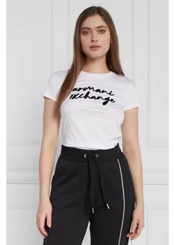 Armani Exchange T-shirt | Regular Fit ze sklepu Gomez Fashion Store w kategorii Bluzki damskie - zdjęcie 172910682