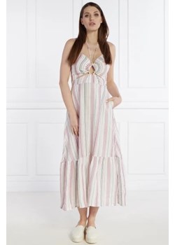 Pepe Jeans London Lniana sukienka DIANA ze sklepu Gomez Fashion Store w kategorii Sukienki - zdjęcie 172910851