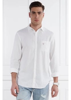 Guess Underwear Lniana koszula | Regular Fit ze sklepu Gomez Fashion Store w kategorii Koszule męskie - zdjęcie 172912062