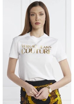 Versace Jeans Couture T-shirt | Regular Fit ze sklepu Gomez Fashion Store w kategorii Bluzki damskie - zdjęcie 172912184