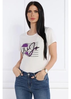 Liu Jo Sport T-shirt | Regular Fit ze sklepu Gomez Fashion Store w kategorii Bluzki damskie - zdjęcie 172912251