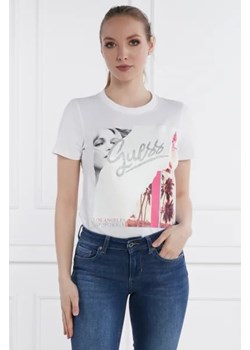 GUESS T-shirt Collage | Regular Fit ze sklepu Gomez Fashion Store w kategorii Bluzki damskie - zdjęcie 172913300