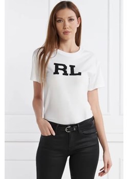 POLO RALPH LAUREN T-shirt | Regular Fit ze sklepu Gomez Fashion Store w kategorii Bluzki damskie - zdjęcie 172913671