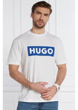 Hugo Blue T-shirt Nico | Regular Fit ze sklepu Gomez Fashion Store w kategorii T-shirty męskie - zdjęcie 172913770