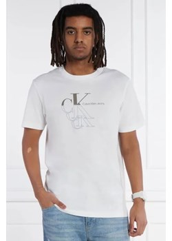 CALVIN KLEIN JEANS T-shirt MONOGRAM ECHO GRAPHIC | Regular Fit ze sklepu Gomez Fashion Store w kategorii T-shirty męskie - zdjęcie 172914042