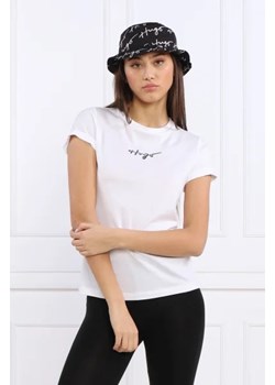 HUGO T-shirt Tee_3 | Slim Fit ze sklepu Gomez Fashion Store w kategorii Bluzki damskie - zdjęcie 172915381