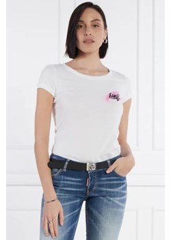 Dsquared2 T-shirt Scoop | Slim Fit ze sklepu Gomez Fashion Store w kategorii Bluzki damskie - zdjęcie 172915753