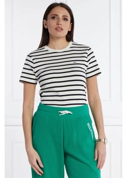 Tommy Hilfiger T-shirt | Slim Fit ze sklepu Gomez Fashion Store w kategorii Bluzki damskie - zdjęcie 172916382