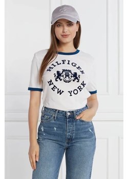 Tommy Hilfiger T-shirt | Regular Fit ze sklepu Gomez Fashion Store w kategorii Bluzki damskie - zdjęcie 172916592