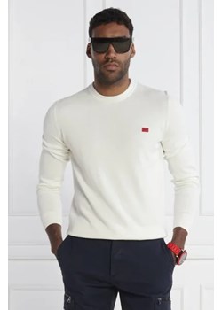 HUGO Sweter San Cassius | Regular Fit ze sklepu Gomez Fashion Store w kategorii Swetry męskie - zdjęcie 172916741