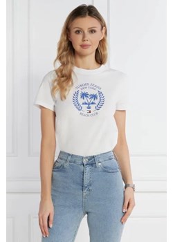 Tommy Jeans T-shirt | Regular Fit ze sklepu Gomez Fashion Store w kategorii Bluzki damskie - zdjęcie 172916934