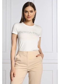 Patrizia Pepe T-shirt MAGLIA | Slim Fit ze sklepu Gomez Fashion Store w kategorii Bluzki damskie - zdjęcie 172918600