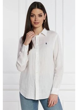 POLO RALPH LAUREN Lniana koszula | Regular Fit ze sklepu Gomez Fashion Store w kategorii Koszule damskie - zdjęcie 172919124