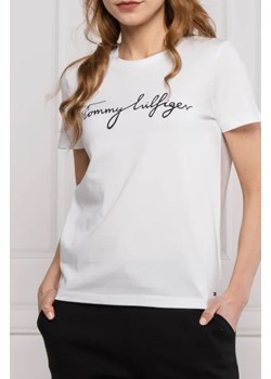 Tommy Hilfiger T-shirt | Regular Fit ze sklepu Gomez Fashion Store w kategorii Bluzki damskie - zdjęcie 172919140
