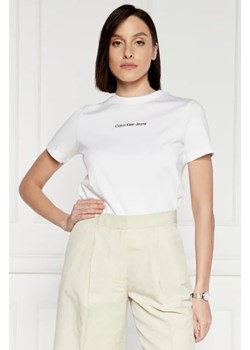 CALVIN KLEIN JEANS T-shirt | Regular Fit ze sklepu Gomez Fashion Store w kategorii Bluzki damskie - zdjęcie 172919231