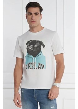 Replay T-shirt | Regular Fit ze sklepu Gomez Fashion Store w kategorii T-shirty męskie - zdjęcie 172919424