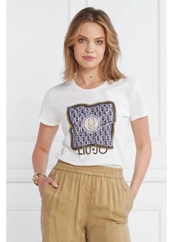 Liu Jo T-shirt | Regular Fit ze sklepu Gomez Fashion Store w kategorii Bluzki damskie - zdjęcie 172920091