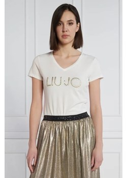 Liu Jo Sport T-shirt | Regular Fit ze sklepu Gomez Fashion Store w kategorii Bluzki damskie - zdjęcie 172920162