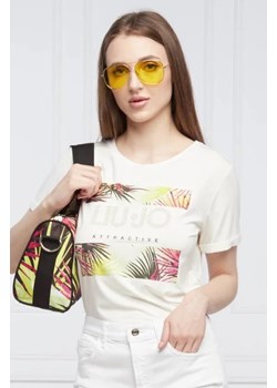 Liu Jo Sport T-shirt | Regular Fit ze sklepu Gomez Fashion Store w kategorii Bluzki damskie - zdjęcie 172920450