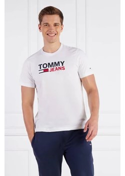 Tommy Jeans T-shirt CORP LOGO | Regular Fit ze sklepu Gomez Fashion Store w kategorii T-shirty męskie - zdjęcie 172921062