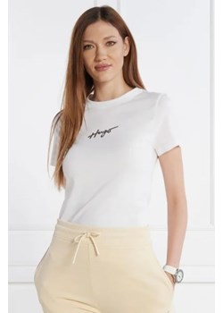 HUGO T-shirt Classic Tee_4 | Regular Fit ze sklepu Gomez Fashion Store w kategorii Bluzki damskie - zdjęcie 172922250