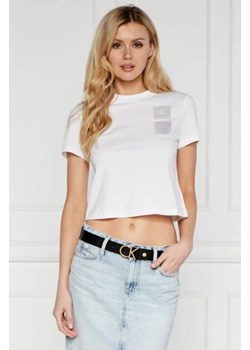 CALVIN KLEIN JEANS T-shirt BABY | Cropped Fit ze sklepu Gomez Fashion Store w kategorii Bluzki damskie - zdjęcie 172922400