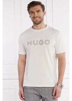 HUGO T-shirt Drochet | Regular Fit ze sklepu Gomez Fashion Store w kategorii T-shirty męskie - zdjęcie 172923030