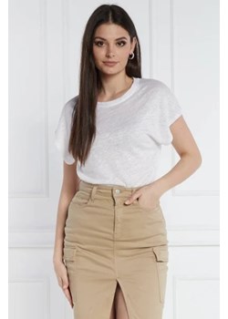 Calvin Klein Lniany t-shirt | Relaxed fit ze sklepu Gomez Fashion Store w kategorii Bluzki damskie - zdjęcie 172923104