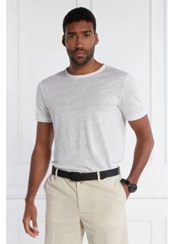BOSS BLACK Lniany t-shirt Tiburt 456 | Regular Fit ze sklepu Gomez Fashion Store w kategorii T-shirty męskie - zdjęcie 172923843
