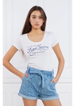 Pepe Jeans London T-shirt MERY | Regular Fit ze sklepu Gomez Fashion Store w kategorii Bluzki damskie - zdjęcie 172924841