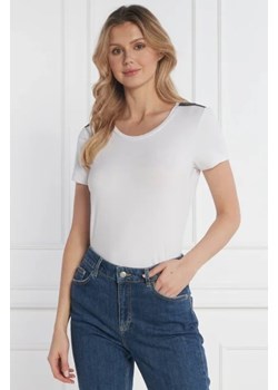 EA7 T-shirt | Slim Fit ze sklepu Gomez Fashion Store w kategorii Bluzki damskie - zdjęcie 172925081