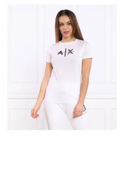 Armani Exchange T-shirt | Regular Fit ze sklepu Gomez Fashion Store w kategorii Bluzki damskie - zdjęcie 172925333
