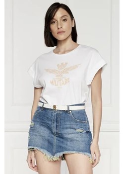 Aeronautica Militare T-shirt | Regular Fit ze sklepu Gomez Fashion Store w kategorii Bluzki damskie - zdjęcie 172925371