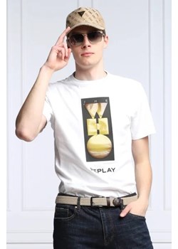 Replay T-shirt | Regular Fit ze sklepu Gomez Fashion Store w kategorii T-shirty męskie - zdjęcie 172925522