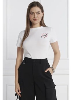 HUGO T-shirt Classic | Regular Fit ze sklepu Gomez Fashion Store w kategorii Bluzki damskie - zdjęcie 172925764