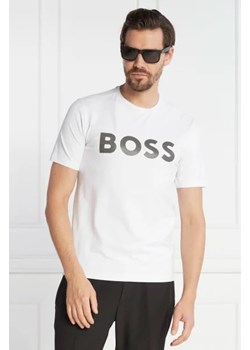 BOSS GREEN T-shirt Tee 8 | Slim Fit | stretch ze sklepu Gomez Fashion Store w kategorii T-shirty męskie - zdjęcie 172926053