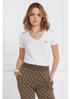GUESS T-shirt VN MINI TRIANGLE | Slim Fit ze sklepu Gomez Fashion Store w kategorii Bluzki damskie - zdjęcie 172928690