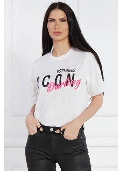 Dsquared2 T-shirt | Regular Fit ze sklepu Gomez Fashion Store w kategorii Bluzki damskie - zdjęcie 172928752