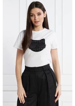Karl Lagerfeld T-shirt boucle choupette | Regular Fit ze sklepu Gomez Fashion Store w kategorii Bluzki damskie - zdjęcie 172928980