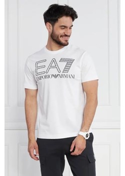 EA7 T-shirt | Regular Fit ze sklepu Gomez Fashion Store w kategorii T-shirty męskie - zdjęcie 172929191