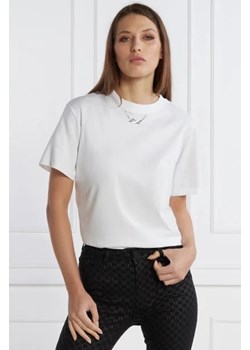 Karl Lagerfeld T-shirt fashion | Regular Fit ze sklepu Gomez Fashion Store w kategorii Bluzki damskie - zdjęcie 172929242